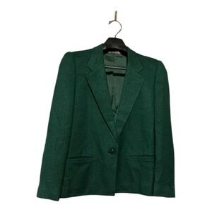 Vintage Emerald Green Women's Blazer
